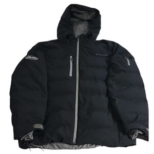 Spyder Men's Black Down Snow/ski Jacket